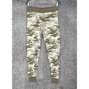 OVLA Camouflage Knit Pull‎ On Jogger Lounge Pants Womens Size Small Green